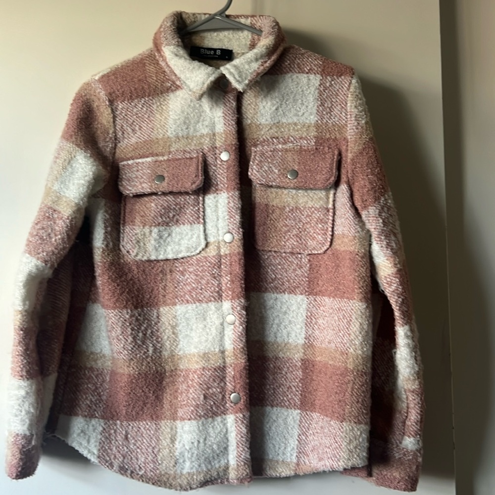 Woman flannel jacket